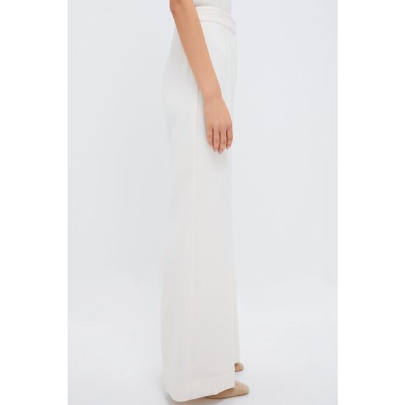 TUCKERNUCK Pearl White Crepe Versailles Pant Size 14 NWT Retail $228 Tuckernuck - Picture 5 of 8